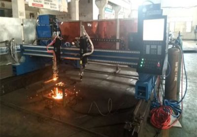 makine prerja e plazmës CNC me CNC / CNC prerës / 1/2 / 3mm pllakë çeliku plazma prerëse me fuqi HUAYUAN