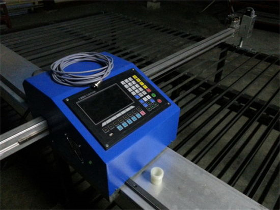 LARTË precision CNC oksigjen portativ cnc flaka / plazma prerja makine me THC për fletë metalike