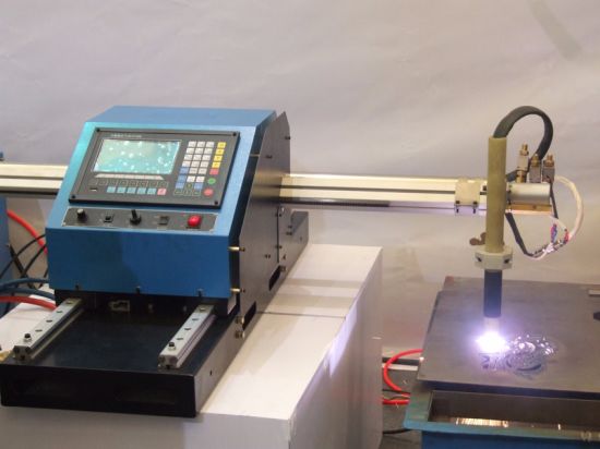 Makinë portative prerëse çeliku inox, prerëse plazma CNC, fletë metalike CNC prerja makine plazma