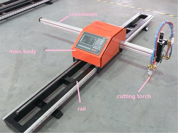 Makineria e prerjes CNC të oksigjenit të gazit të ajrit, plazma CNC prerëse
