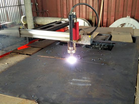 CNC pjatë çeliku të butë prerja makine portative plazma prerja metalike